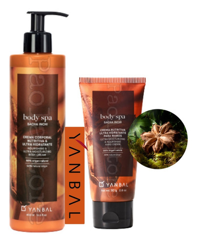 Body Spa Sacha Inchi Crema Cuerpo + Crema Manos Yanbal