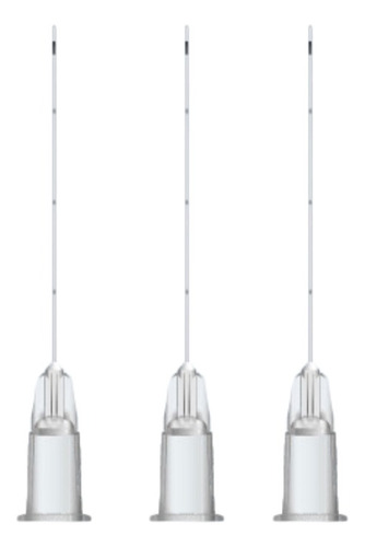 10 Uds Canula 27g X 38mm Microcánulas Flexibles Para Relleno