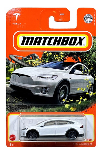 Matchbox Tesla Model X #59 2022 Blanco