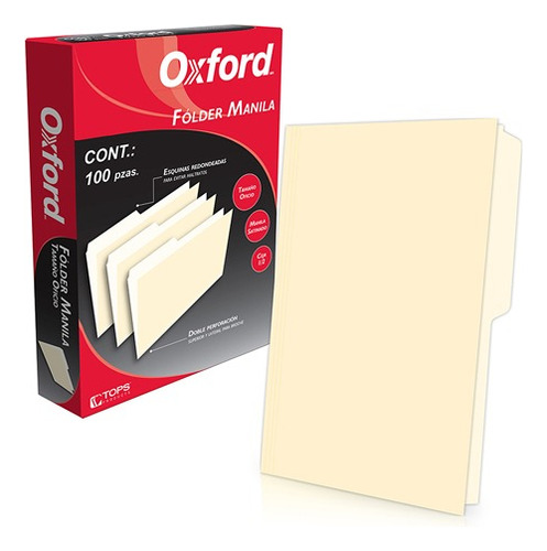 Folder De Papel Tamaño Oficio Tops Products Pendaflex M751c