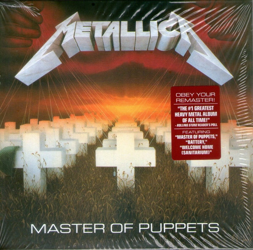 Metallica Master Of Puppets Nuevo Megadeth Pantera Ciudad