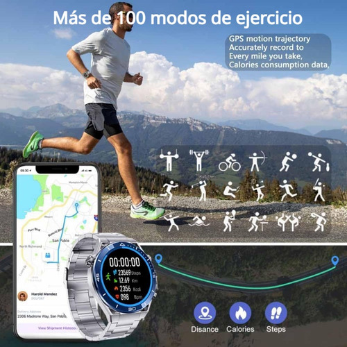 Reloj Inteligente Hombres Smart Wath Compatible Con Android