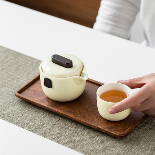 Compatible 2 Bandeja De Comida De Madera Para Servir
