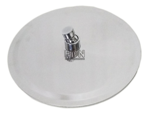 Imagen 2 de 7 de Flor De Ducha Circular Daccord Acero Inoxidable 200mm - Fdn