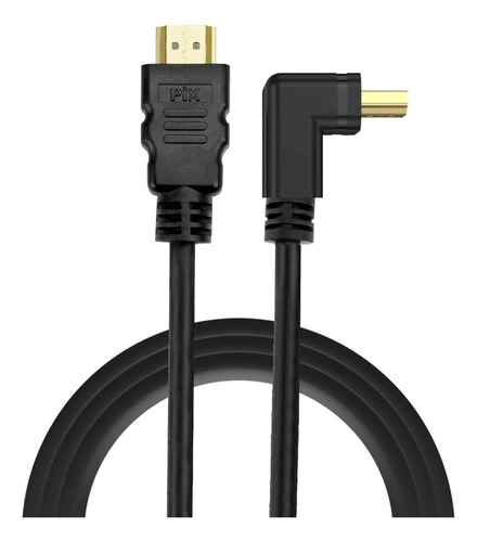 Cabo Hdmi X Hdmi Com Plug L De 90graus De 7 Metros