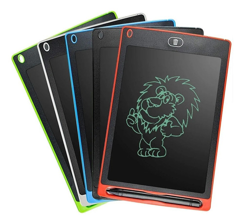 Tablet Lcd Mágica 8.5 Pizarra Niños Multicolor Dibujos