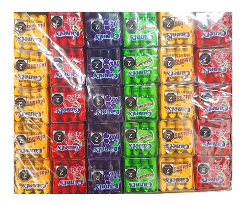 2 Pack - Chicles Canels 4s Frutas 60 Piezas