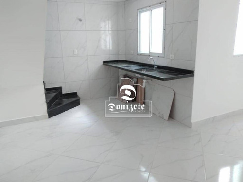 Cobertura Com 2 Dormitórios À Venda, 94 M² Por R$ 330.000,00 - Vila Assunção - Santo André/sp - Co11222