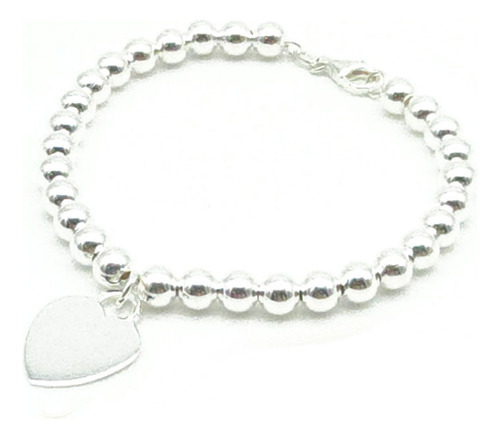 Pulsera Carmín Beautiful De Plata 925 Ss