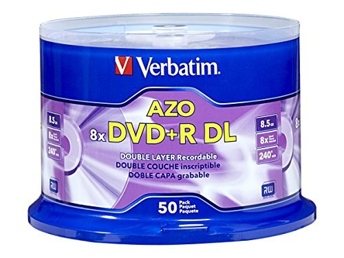 Verbatim Dvd + R De Doble Capa De 8,5 Gb 8x Con Marca De Sup