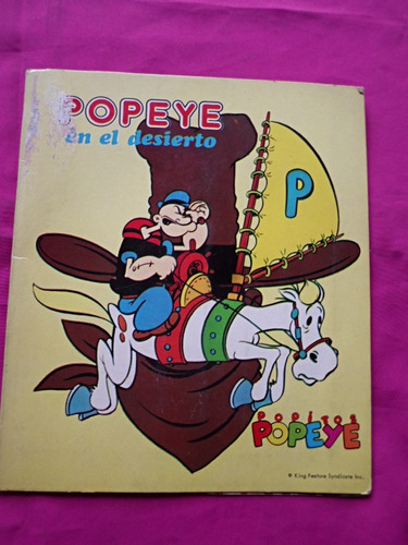 Popeye En El Desierto Cuento Infantil Pop-up