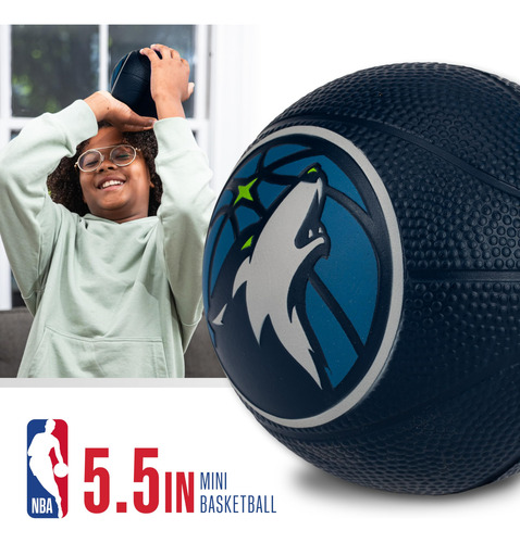 Mini Espuma De Basquete Franklin Sports Nba Minnesota Timber