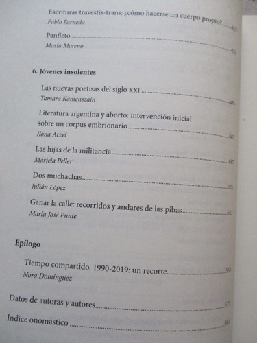 Imagen 7 de 10 de Historia Feminista De La Literatura Argentina - Tomo 5