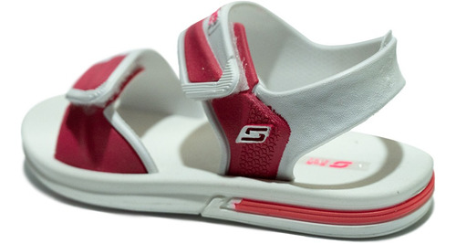 Sandalias Sport Soft Niño Blanco Fucsia So6bf