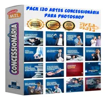 Comprar Pack 130 Artes Para Concessionaria Editáveis Psd + Png
