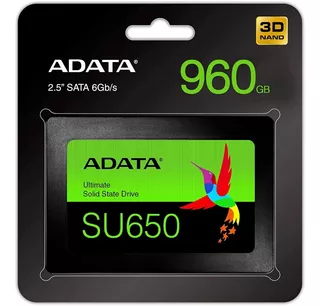 Adata Ultimate SU650 ASU650SS-960GT-R 960 GB - Negro