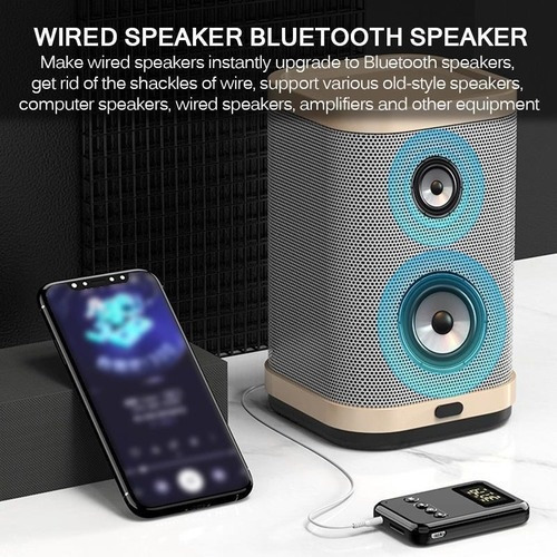 ... Transmisor Y Receptor Bluetooth 5.0 Con Pantalla Lcd