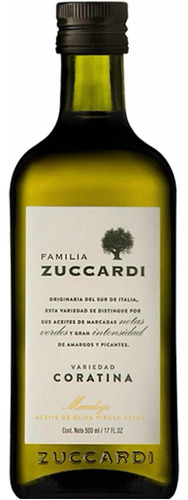 Aceite Oliva Zuccardi Coratina 500