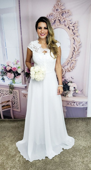 vestido de noiva para casamento civil mercado livre