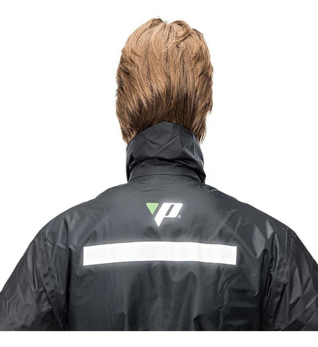 Imagem 3 de 9 de Capa De Chuva Motoqueiro Nylon Pantaneiro Com Gola