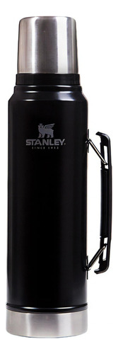 Stanley Termo Clásico 1L negro de acero inoxidable