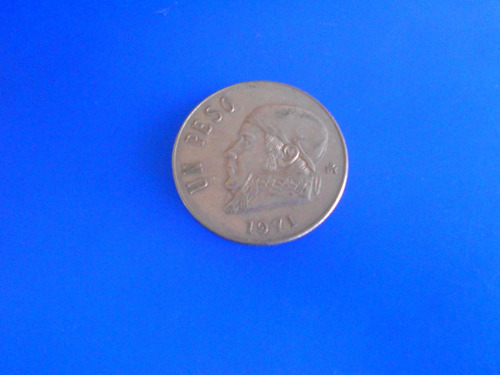 Moneda 1 Peso Mexicano - Año 1971