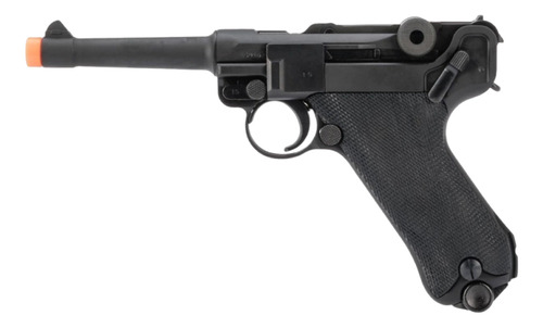 Pistola Pressão Co2 Luger P08 Blowback 4.5 Kwc Preto 4.5 Mm