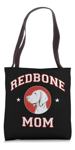 Redbone Coonhound Mamá Perro Madre Bolsa De Tela