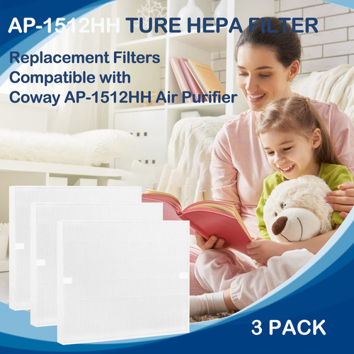 Filtro Hepa De Repuesto Fizerneer Ap-1512hh Para Coway Ap-15