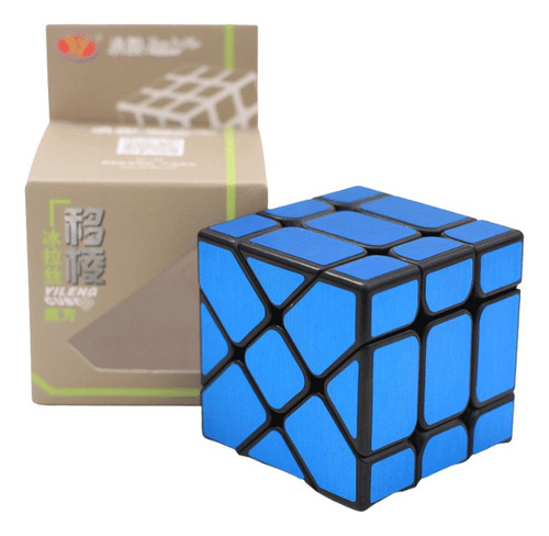Cubo Rubik Fisher Yileng Sticker Metalizado Yj Original 