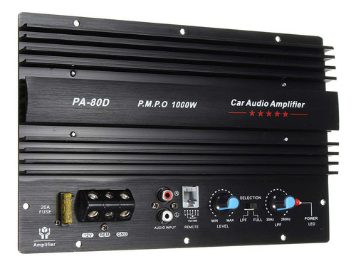 Pa-80d 12v 1000w Áudio De Alta Potência Amplificador P