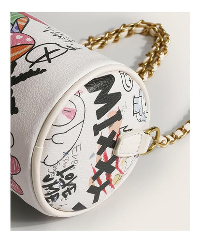 Cartera Pequeña Con Diseño De Grafiti