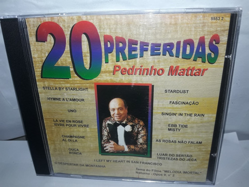 Cd Pedrinho Mattar 20 Preferidas  Semi Novo