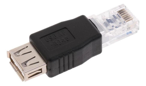Convertidor De Red Ethernet Rj45 Macho A Usb 2.0 Hembra (2