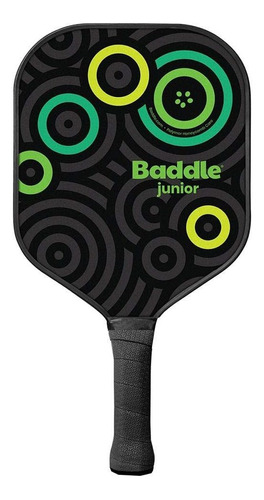 Baddle Junior Pickleball Paddle Ripple Verde