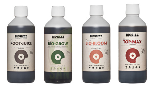 Biobizz Root Juice Bio Grow Bio Bloom Top Max 250 Ml.