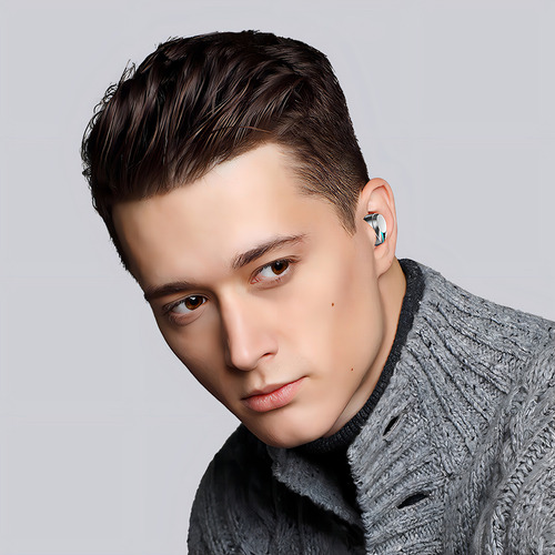 Audifonos Bluetooth In-ear Deportivos Led Wireless Táctil Color Negro