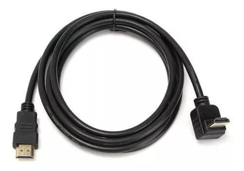 PNGKNYOCN Cable corto HDMI macho a macho de 15 cm ángulo ascendente de 90  grados de alta velocidad HDMI 2.0 adaptador de cable compatible con  4K@60Hz