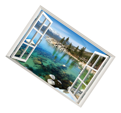 Calcomanías Murales Con Paisajes En 3d Para Decoración De Do