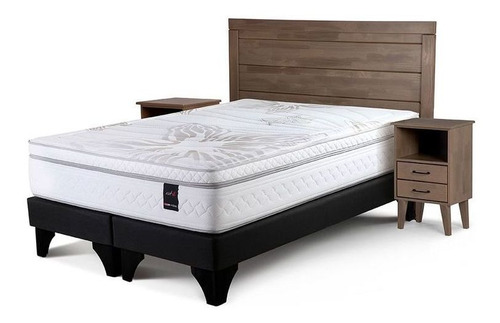 Cama Europea Rosen Art 4 De 2 Plazas + Muebles Sicilia