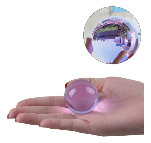 Pelota De Meditación Con Forma De Bola De Cristal De 4 Cm Pa