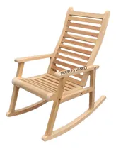 Comprar Mecedora De Madera Jardin Descanso Maternidad Lactancia Hd