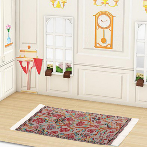 Alfombra Para Casa De Muñecas En Miniatura 1:12, Mini
