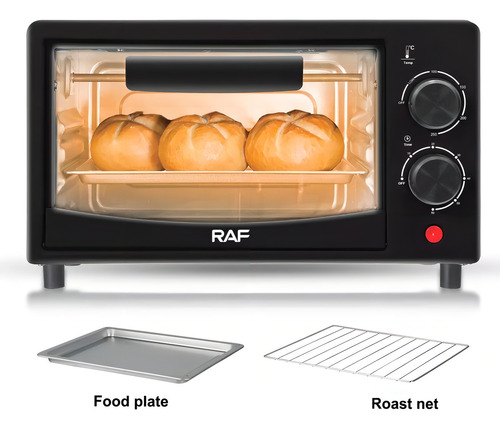 Mini Horno Eléctrico Horno De Mesa Hornear Asar Tostar Raf