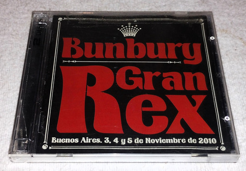 2 Cds Enrique Bunbury / Gran Rex