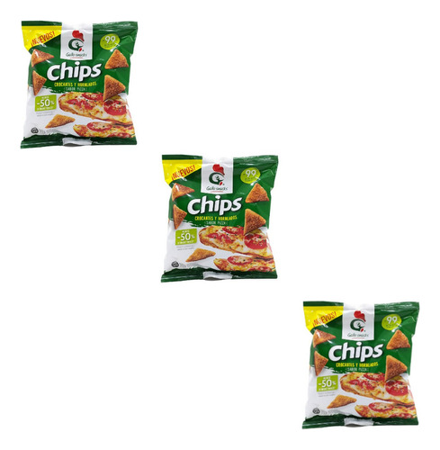 Chips Gallo Snack Pizza Sin Tacc 100 G