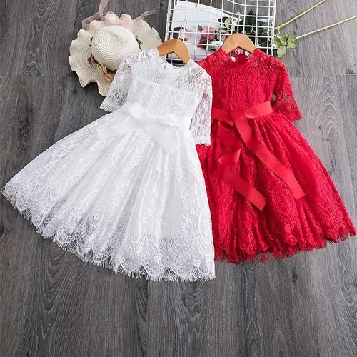 Vestido de online tela para niña