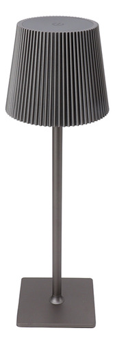Mesa Led Inalámbrica Gris, Táctil, Portátil, Recargable, 3