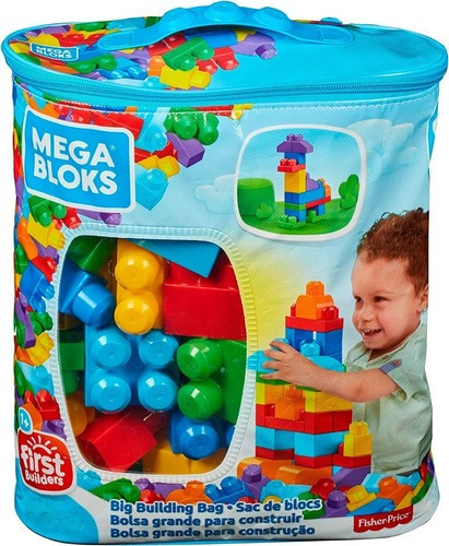 Imagen 1 de 1 de Fisher Price Megablocks Primeros Bloques Bolsa Dch63