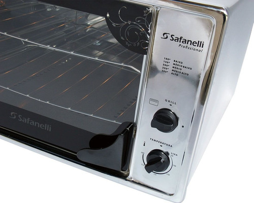 Forno Elétrico Profissional Aço Inox Safanelli Century 45l